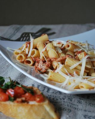 Паста с тунцом