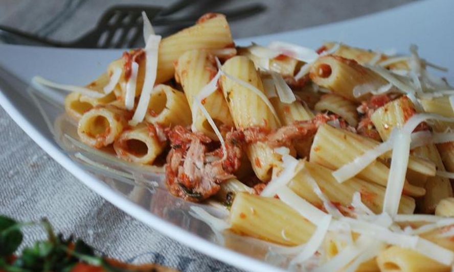 Рецепт пасты с тунцом