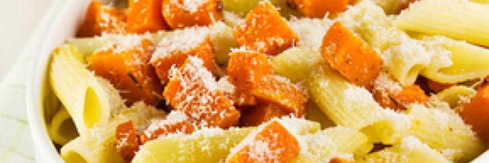 Паста с тыквой и пармезаном