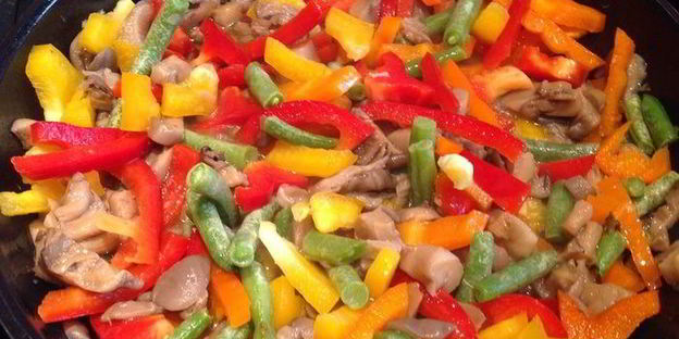 паста с вешенками