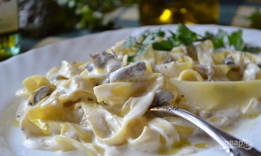 Рецепт пасты, соус