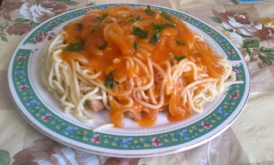 Рецепт постных макарон