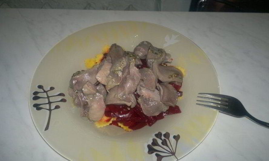 Рецепт русской пасты со свеклой, луком и чесноком