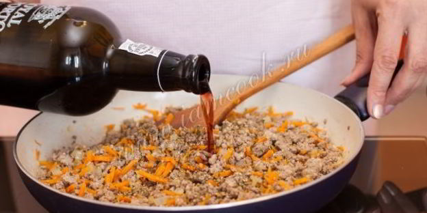 спагетти болоньезе с фаршем