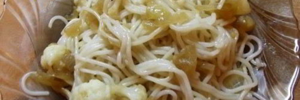 Спагетти с цветной капустой