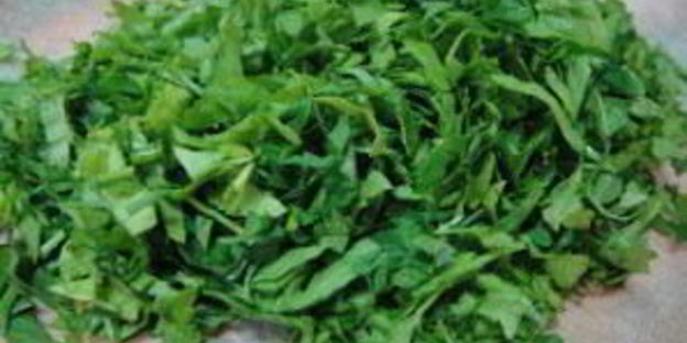 спагетти с зеленью