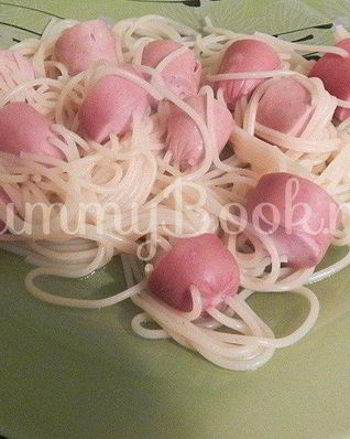 Спагетти в сосисонах