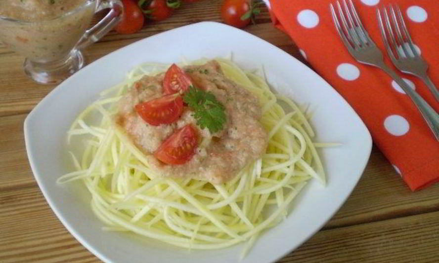 Рецепт сыроедческой пасты