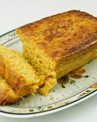 Запеченная паста из нута