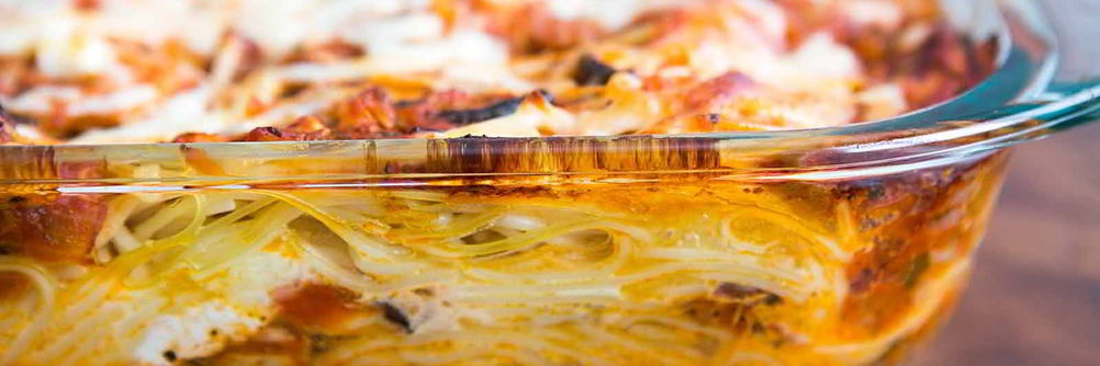 Запеченные спагетти