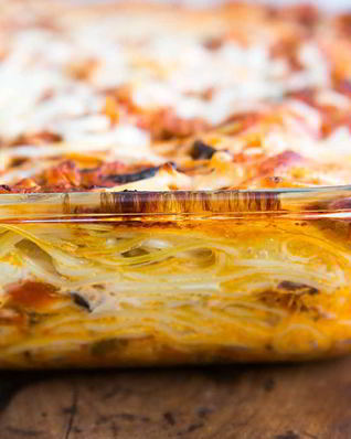 Запеченные спагетти