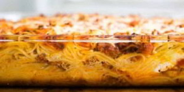 запеченные спагетти