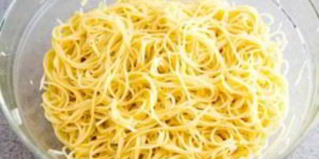 запеченные спагетти