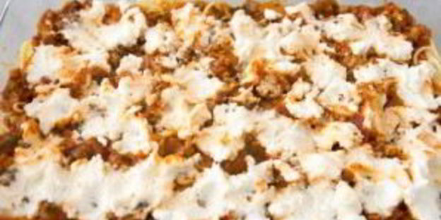 запеченные спагетти