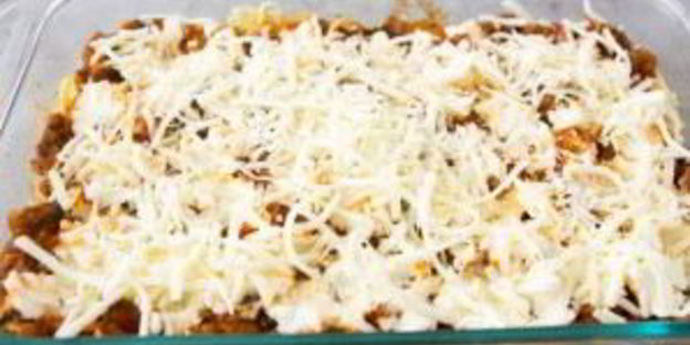 запеченные спагетти