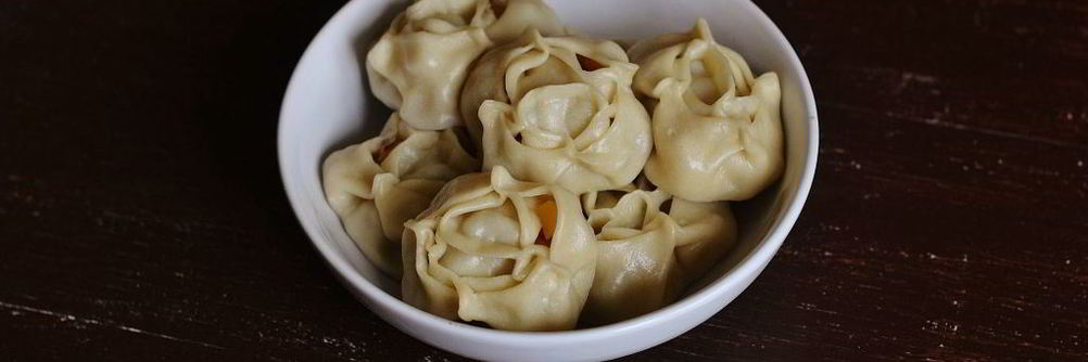 Манты с тыквой