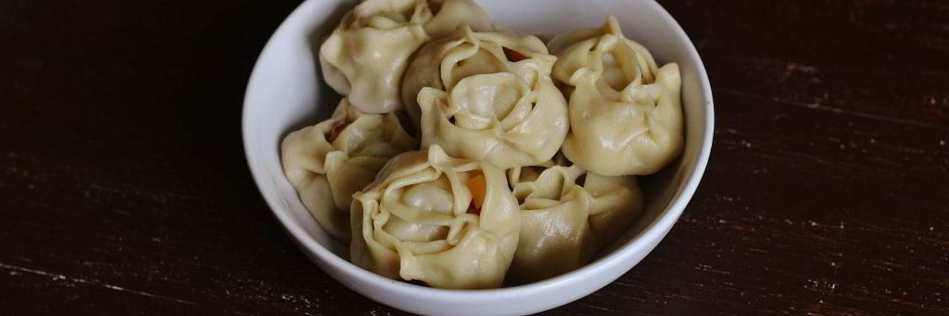 Манты с тыквой