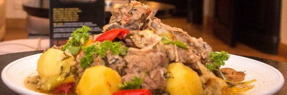 Баранина с овощами