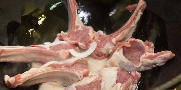 баранина с овощами