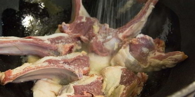 баранина с овощами