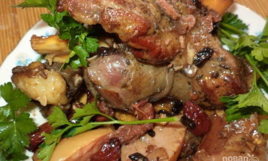 Рецепт баранины, тушенной с барбарисом