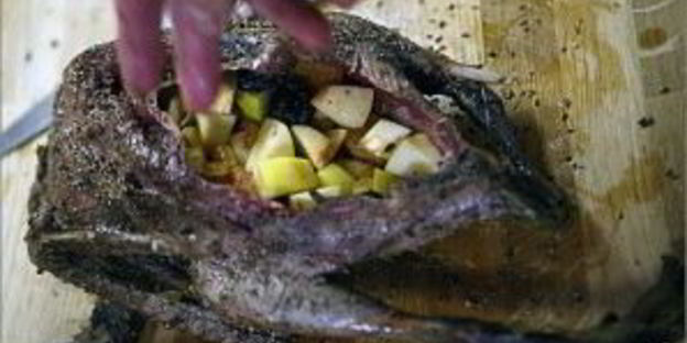 дикий гусь в духовке