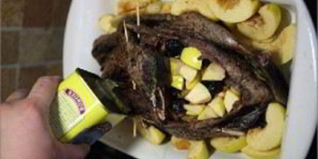 дикий гусь в духовке