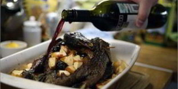 дикий гусь в духовке