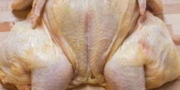 домашняя курица в духовке