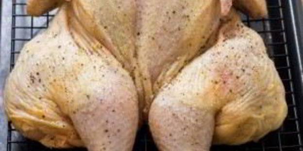 домашняя курица в духовке