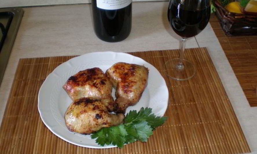 Рецепт фаршированых окорочка