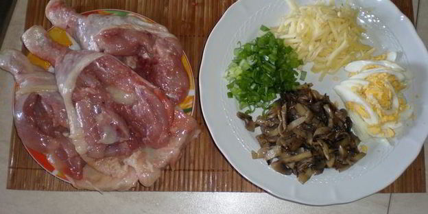 фаршированые окорочка