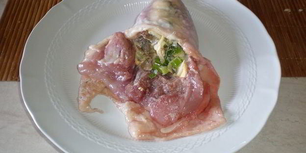 фаршированые окорочка