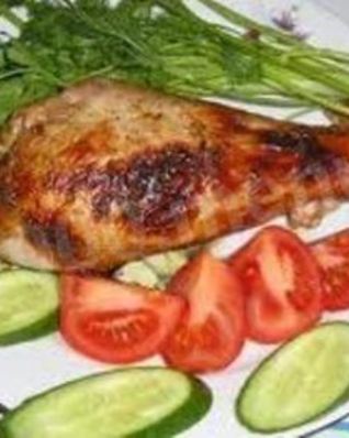 Голень индейки в фольге