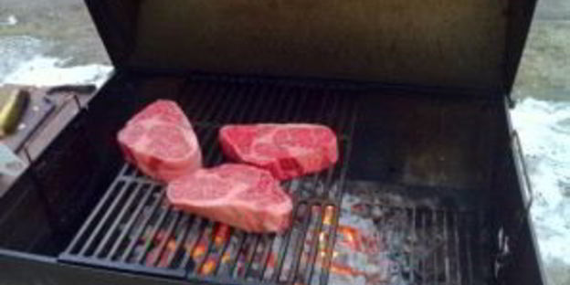 говядина на мангале