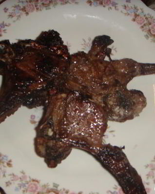 Каре ягненка на мангале с гранатовым маринадом