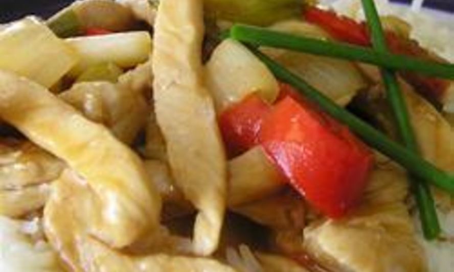 Рецепт кисла-сладкой свинина с болгарским перцем