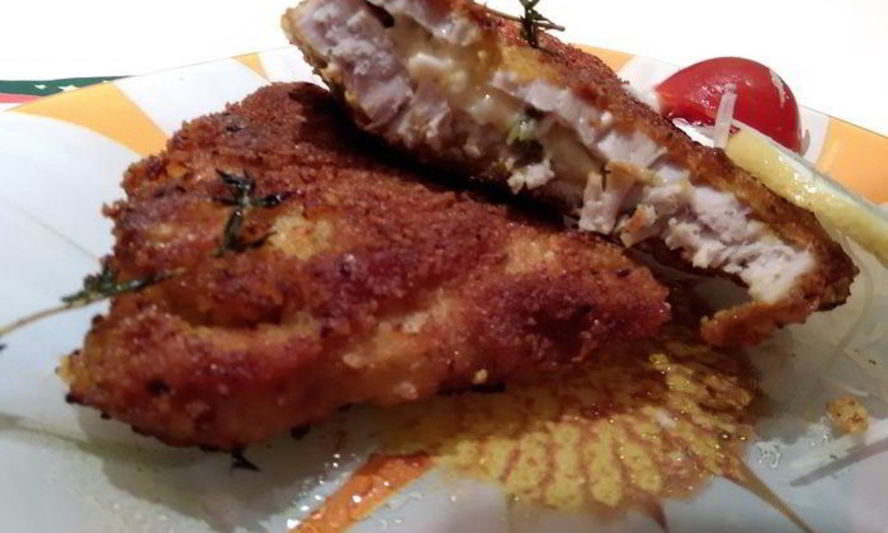 Рецепт кордона блю из индейки и закусочные шарики