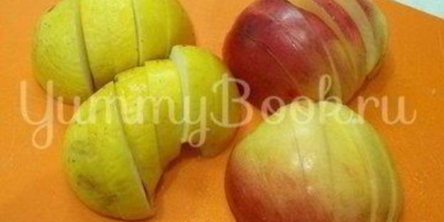 крылышки с яблоками запеченные в духовке