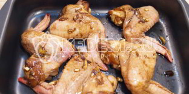 крылышки в духовке