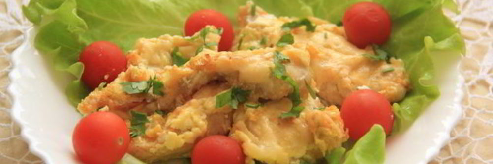 Куриная грудка в сливках