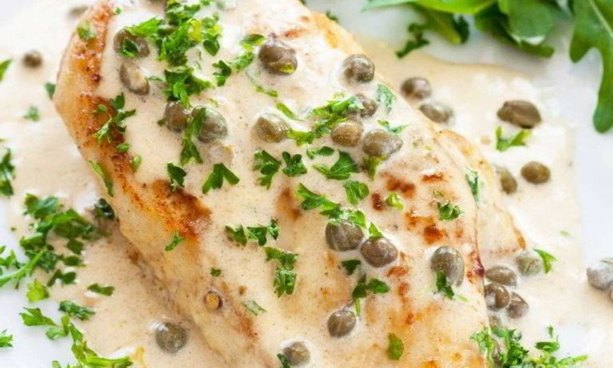 Рецепт куриной грудки в сливочно-горчичном соусе