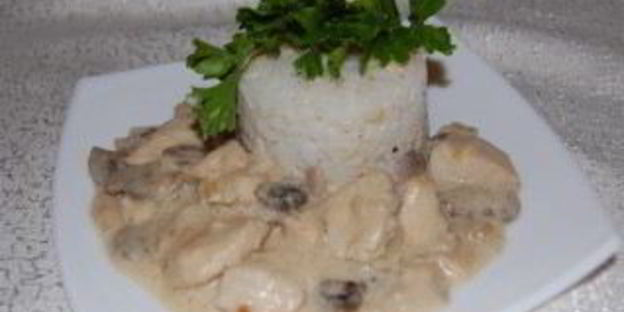 куриное филе с шампиньонами