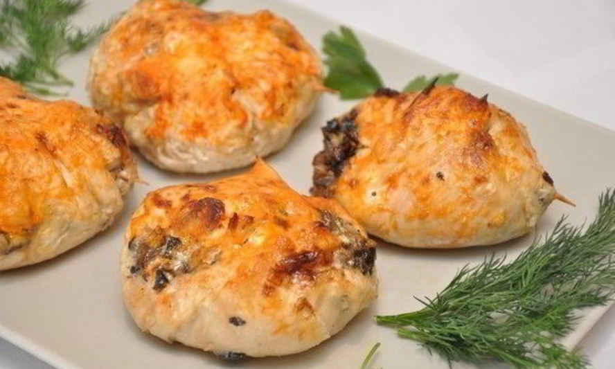 Рецепт куриных бомбочек с грибами