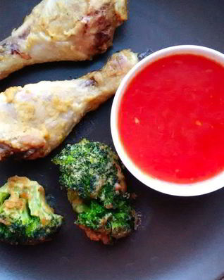 Куриные голени в горчично-медовом маринаде