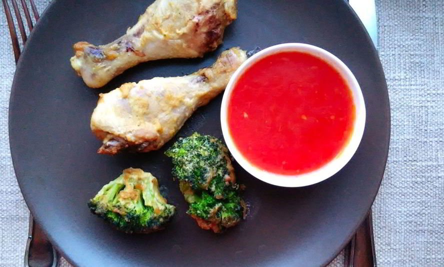 Рецепт куриных голеней в горчично-медовом маринаде