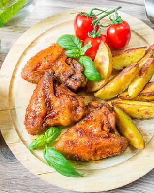 Куриные крылышки в ананасовой глазури