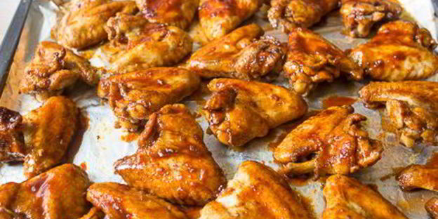 куриные крылышки в ананасовой глазури