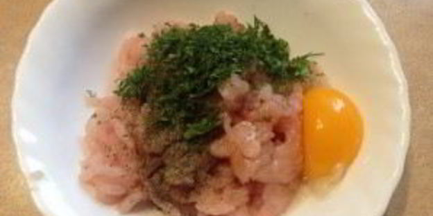 куриные шарики в рисовой панировке