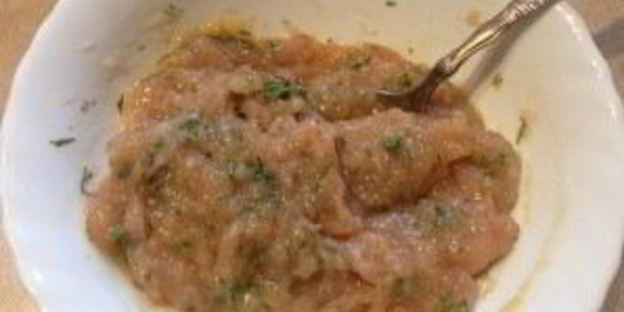 куриные шарики в рисовой панировке